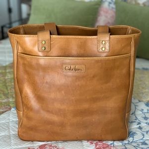 Cole Haan Tan Leather Tote Bag